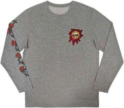 Guns N' Roses Splatter Seal (Back & Sleeve print) Grey M Ing (GNRLST150MG02)