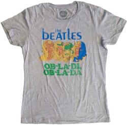 The Beatles Vintage Ob La Di (Back Print) Grey S Női Ing (BEATTEE01LG01)