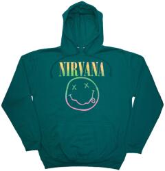 Nirvana Sorbet Ray Happy Face Turquoise Blue XL Pulóver (NIRVHD16MT04)