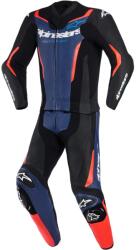 Alpinestars Costum de motocicletă Alpinestars GP Force V2 din două piese negru-albastru-roșu fluo (AIM105-69)