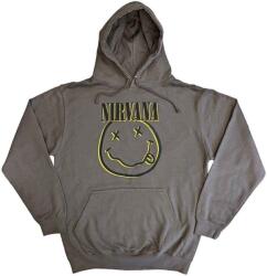 Nirvana Inverse Happy Face Charcoal Grey XL Pulóver (NIRVHD13MC04)