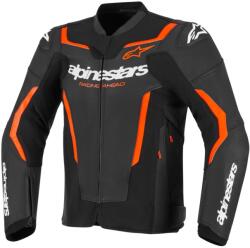 Alpinestars Geacă de piele pentru motocicletă Alpinestars GP Force V2 negru-roșu fluo-alb (AIM100-1228)