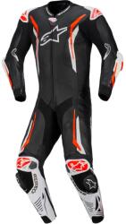 Alpinestars Costum de motocicletă din piele Alpinestars GP TECH V5 negru-alb-roșu fluo (AIM104-131)