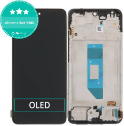Xiaomi Ecran OLED pentru Xiaomi Redmi Note 14 4G, Black, Sticlă tactilă cu ramă, Black
