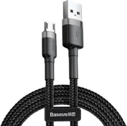 Baseus Cablu Micro USB Baseus Cafule, 2.4A, 1m (gri + negru)