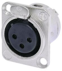 Neutrik Conector XLR mama 3 Pini Montare Panou Neutrik NC3FD-L-1