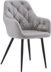  Design fotel, szürke Velvet szövet, VERIO NEW - rezonkft