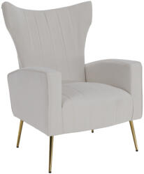  Relaxfotel, bézs Velvet szövet, BARET - rezonkft