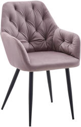  Design fotel, rózsaszín Velvet szövet, VERIO NEW - rezonkft