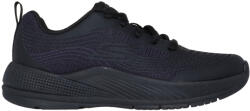 Skechers Microspec Advance Coastal Cruisin fekete lányka-női fűzős sneaker 303576L-BBK