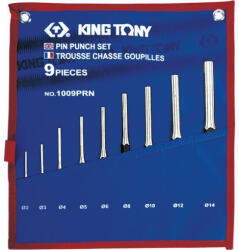 KING TONY 9 részes csapkiütő készlet (2-14mm)tetoron 1009PRN (1009PRN)