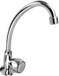 Balletto mosdó csaptelep hidegvízhez, kerámia szelep, króm, 22cm hosszú csőr (85040)
