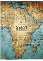 Shkolyaryk Publishing House Füzet, tűzött, A4, kockás, 40 lap, SHKOLYARYK "Ocean is Calling", vegyes (SB405267K) - tintasziget