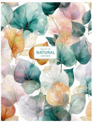 Shkolyaryk Publishing House Füzet, tűzött, A5, kockás, 80 lap, SHKOLYARYK "Beauty of Natural", vegyes (SB805258K) - tintasziget