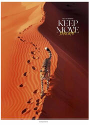 Shkolyaryk Publishing House Füzet, tűzött, A4, kockás, 40 lap, SHKOLYARYK "Keep Move", vegyes (SB405261K) - tintasziget
