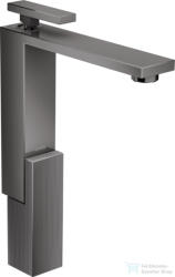 Hansgrohe AXOR EDGE 280 Diamond Cut magasított mosdócsaptelep klik-klak leeresztővel, polírozott fekete króm 46031330 (46031330)
