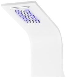  Santander . ||. White termosztátos zuhanypanel, rozsdamentes acél, LED (ZBPB-1B02)