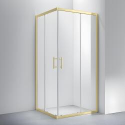 Geneva . ||. Gold zuhanykabin 90x90, 190cm, 5mm, NANO (ZEGM-9E019)