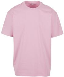 Build Your Brand Tricou pentru bărbați Heavy Oversize Tee - Roz fin | XL (BY102-1000414686)