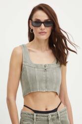 Miss Sixty farmer top 6L2XJ2470000 XJ2470 DENIM SHIRT - zöld M