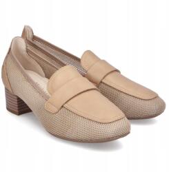 Rieker Női elegáns mokaszin Rieker 49250-62 Beige Bőr MÉRET37 (49250-62 BEIGE)