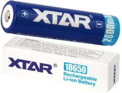 XTAR 18650 3.6V 3.7V 2600mAh védett / protected PCB Li-ion ipari cella akku/akkumulátor