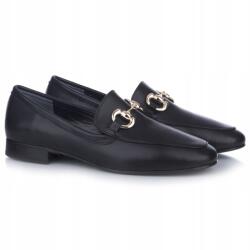 Bombonella Női mokaszin Bombonella 12T 392 5498 500 fekete elegáns Bőr Méret 40 (12T 392 5498 500)