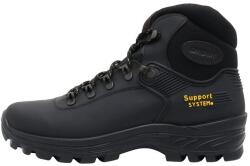 Grisport Ghete barbati, negru, sport, piele ecologica, impermeabile, cu talpa groasa, Grisport 825873-10242D26G-Negru (Marime: 39) (825873-10242D26G-Negru-39)