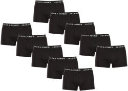 Jack and Jones 10PACK Férfi boxeralsó Jack and Jones fekete (12189937) M