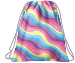 DERFORM BackUP tornazsák lányoknak, rainbow waves, szivárványos