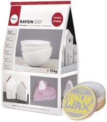  Öntőpor Raysin 200, 10 kg, fehér + Sealer Wax készlet, 200g (RA10BNW2)
