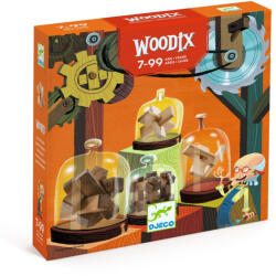 DJECO Logikai játék - Fa ördöglakatok - Woodix (DJ08464)