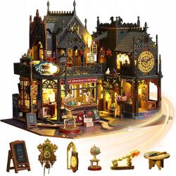 Bedee Miniatűr Diy Házikó Magic House Összecsukható Diy Szett Led Világítással (Puzzle Bezpieczne i Ekologiczne)