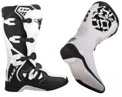 LS2 Cizme Cross Enduro LS2 Raptor, marime 45, albi negrii - LS2 (AK71120M010245) - mxenduro