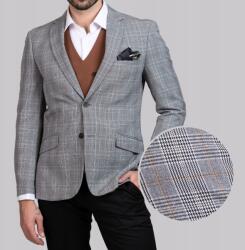  Szürke kockás férfi blézer 176/100 Ár (MM0385)