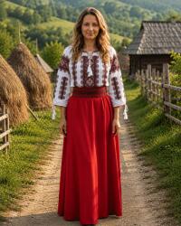 Ie Traditionala Fusta stilizata cu motive traditionale Nusa 2