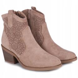 S. Barski Női bakancs S. Barski HY61-8013 Beige bézs Eko MÉRET. 41 (HY61-8013 BEIGE)