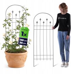 Kadax Kerti Pergola 140cm Terasz Támasztó Kúszó Rózsa Fém (K16021)