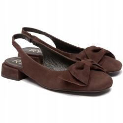Ryłko Női Félcipő nyitott sarokkal Ryłko 2AEY3__ _3TIF Brown Bőr MÉRET. 37 (5905032856982)
