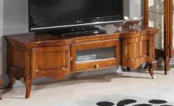 Settimo Comoda TV Bosco curbata din lemn, 145 x H 50 cm, stil clasic italian (EU387)