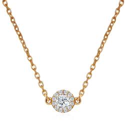 SAVICKI Colier This is Love: aur, diamante