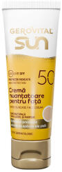Gerovital Crema Fata Nuantatoare SPF50, 50ml, Gerovital