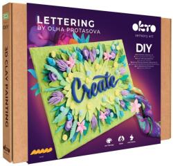 OKTO Set pictura 3D cu argila usoara, 30x40cm -Create (KR-OK10051)