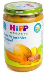 HIPP GmbH AUSTRIA Piure cu mix de legume si carne vita, 220g, Hipp