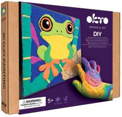 OKTO Set pictura cu argila usoara, 29x29 cm - Frog (KR-OK20048)