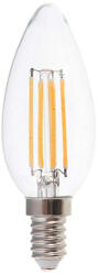 V-TAC Bec Led E14 6w Cu Filament 3000k Alb Cald (sku-217423)