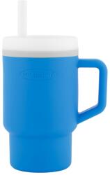 Infantino Силиконова чаша със сламка Infantino, 270 ml, Синя (IN308026)