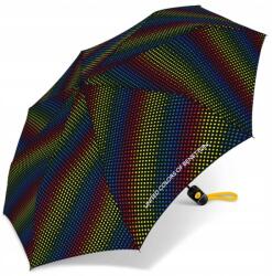 United Colors of Benetton Benetton 59066 Mini Ac női esernyő fekete színes pöttyökkel, Tartóval (59066)