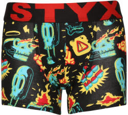 Styx Copii boxer pantaloni scurți artă sport cauciuc toohot (GJ1458) 12-14 ani (180384)