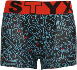 Styx Copii boxer pantaloni scurți Styx art sport cauciuc doodle (GJ1256) 9-11 ani (173597)